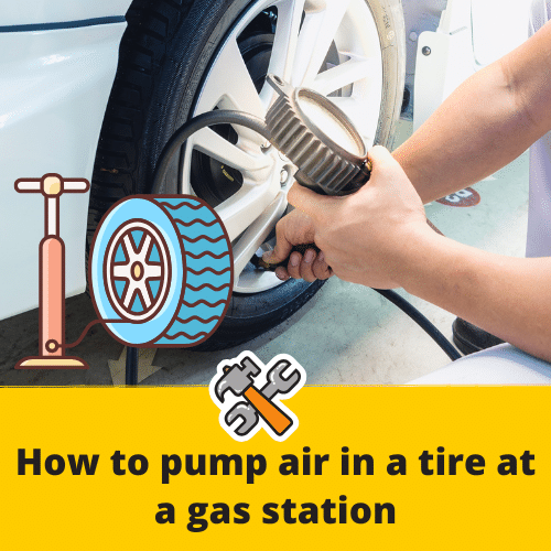 how to pump air in a tire