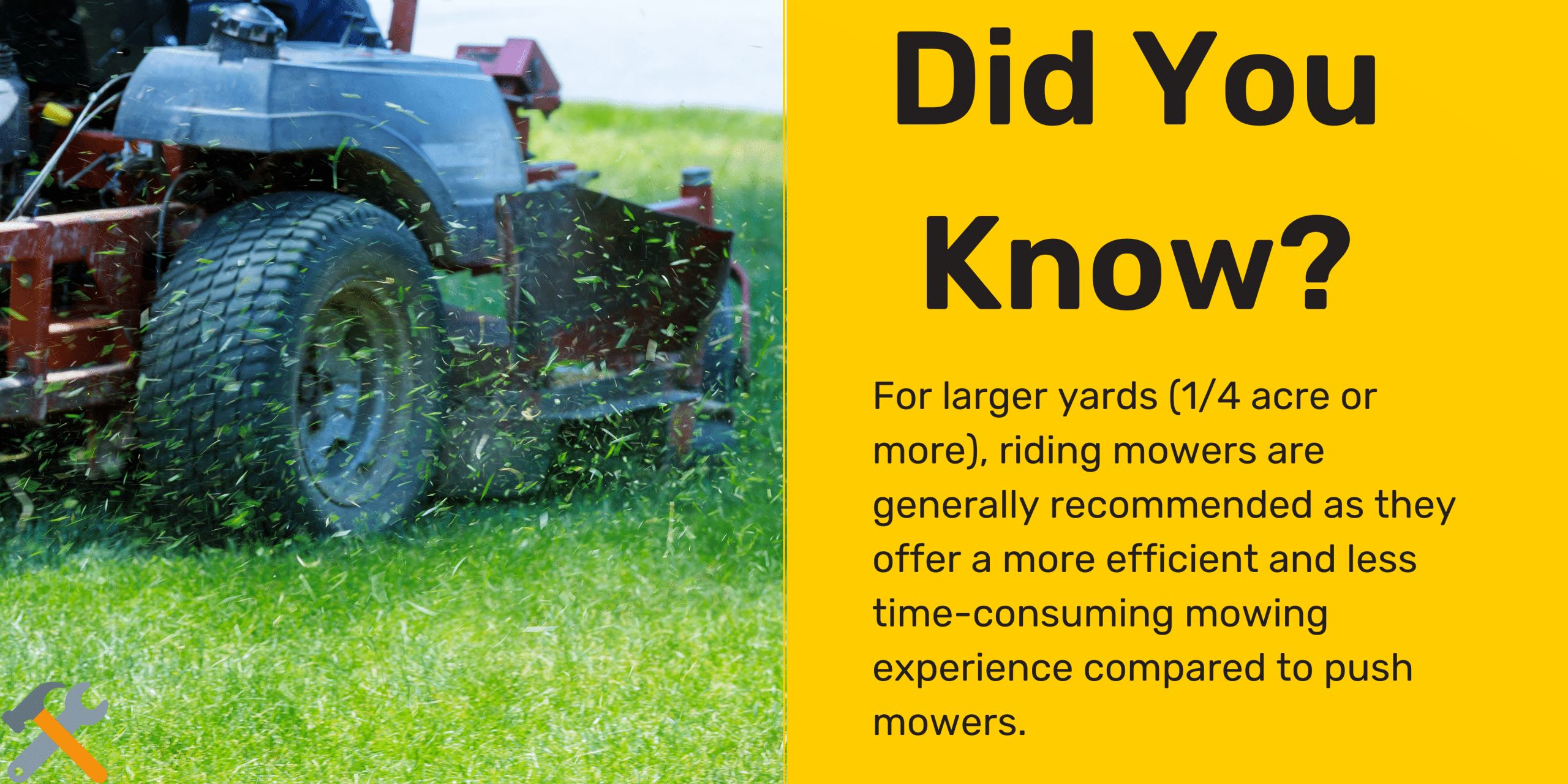big yard lawn mower