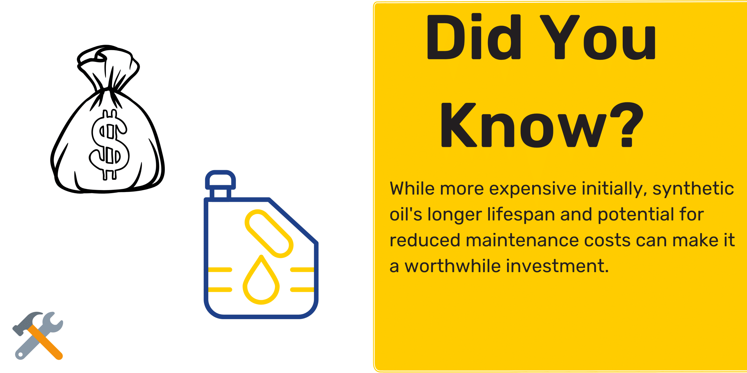 Synthetic oil for a lawn mower