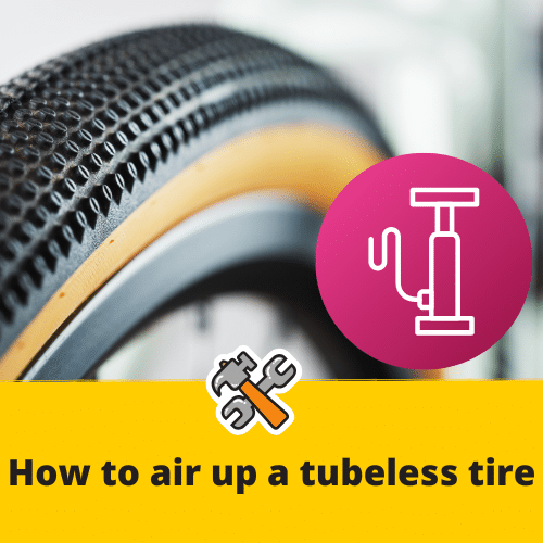 how to pump a tubeless tire