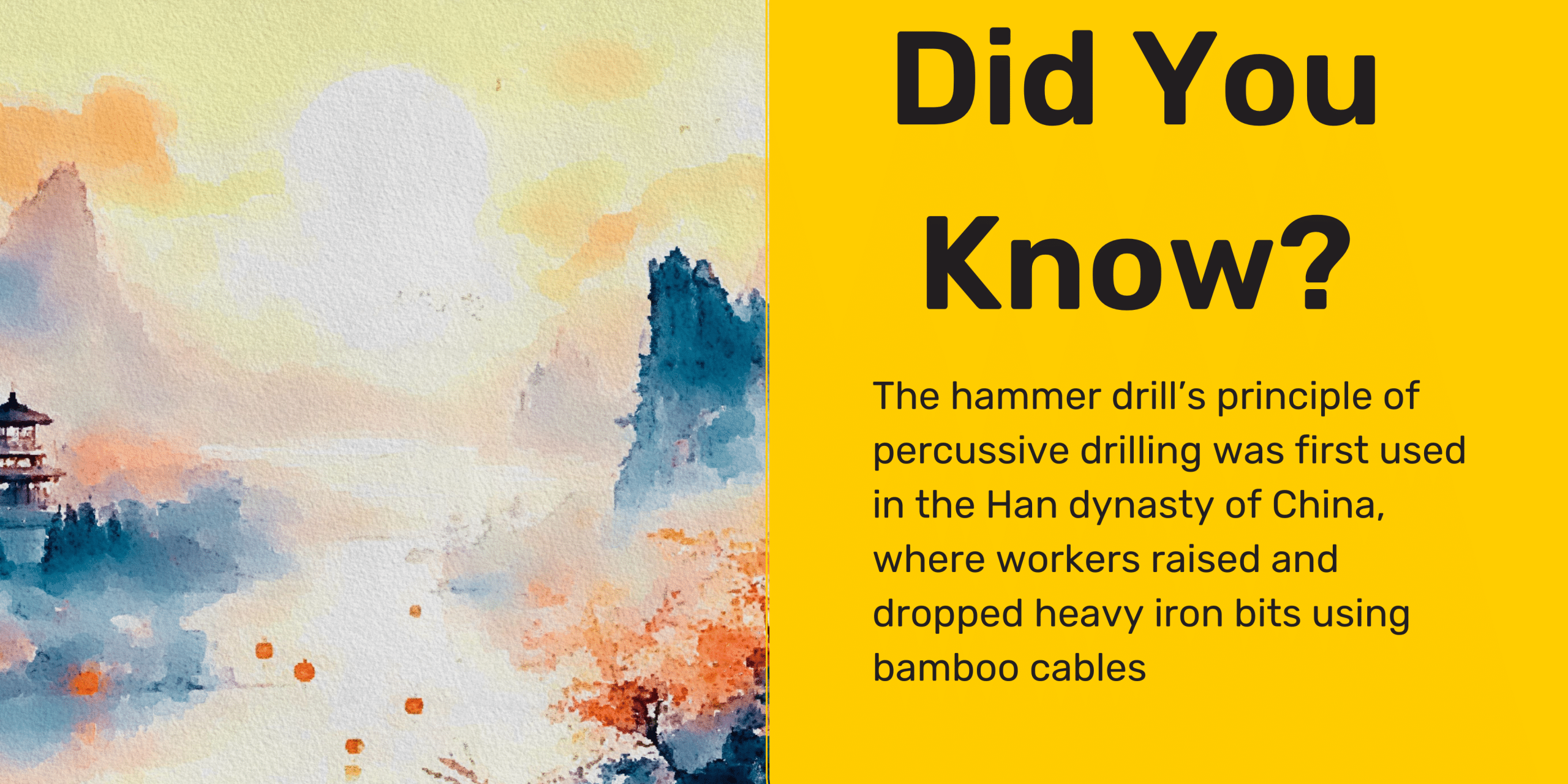 Chinese hammer drill